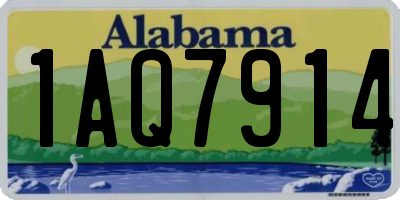 AL license plate 1AQ7914