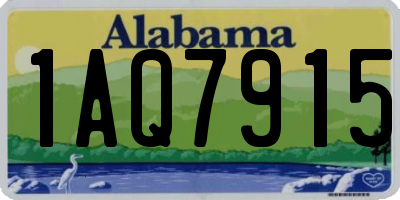 AL license plate 1AQ7915