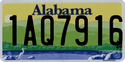 AL license plate 1AQ7916