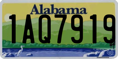 AL license plate 1AQ7919
