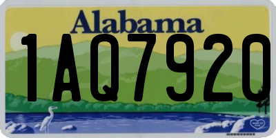 AL license plate 1AQ7920