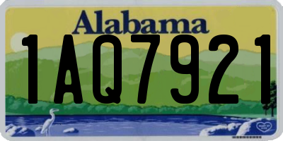 AL license plate 1AQ7921