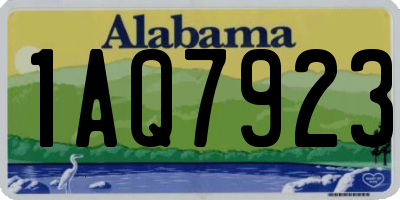 AL license plate 1AQ7923