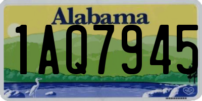 AL license plate 1AQ7945