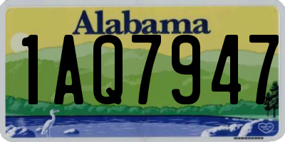 AL license plate 1AQ7947