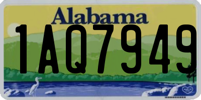 AL license plate 1AQ7949