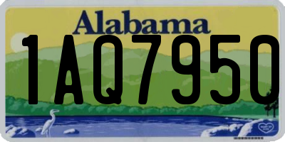 AL license plate 1AQ7950
