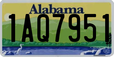 AL license plate 1AQ7951