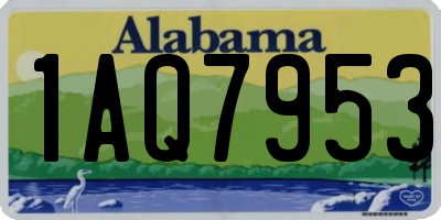 AL license plate 1AQ7953