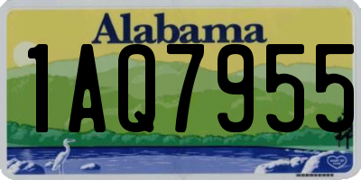 AL license plate 1AQ7955