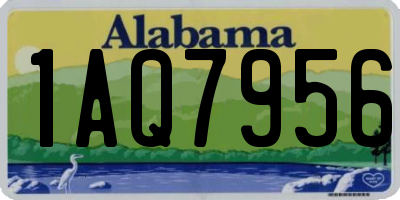 AL license plate 1AQ7956