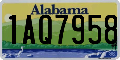 AL license plate 1AQ7958