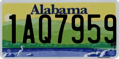 AL license plate 1AQ7959