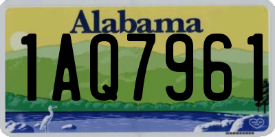 AL license plate 1AQ7961