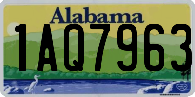 AL license plate 1AQ7963