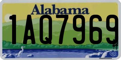 AL license plate 1AQ7969