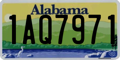AL license plate 1AQ7971