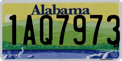 AL license plate 1AQ7973