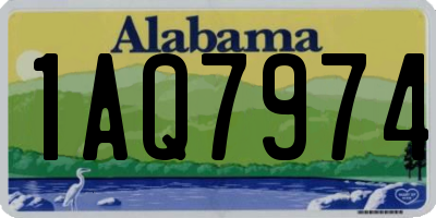 AL license plate 1AQ7974