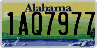 AL license plate 1AQ7977