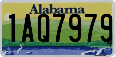 AL license plate 1AQ7979