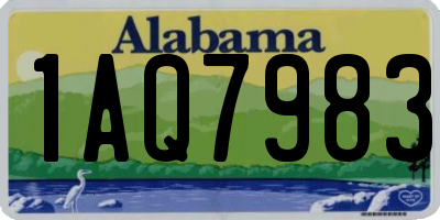 AL license plate 1AQ7983