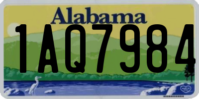 AL license plate 1AQ7984