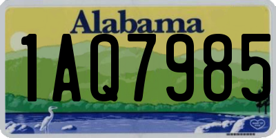 AL license plate 1AQ7985