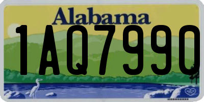 AL license plate 1AQ7990