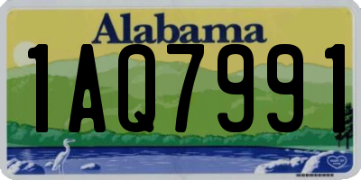 AL license plate 1AQ7991