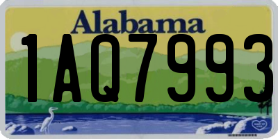 AL license plate 1AQ7993