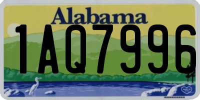 AL license plate 1AQ7996