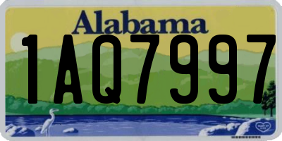 AL license plate 1AQ7997