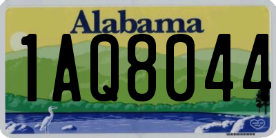 AL license plate 1AQ8044