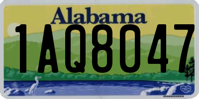 AL license plate 1AQ8047