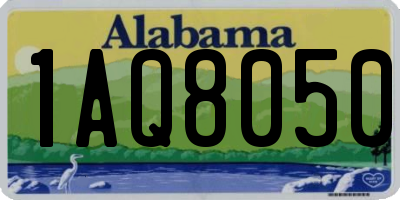 AL license plate 1AQ8050