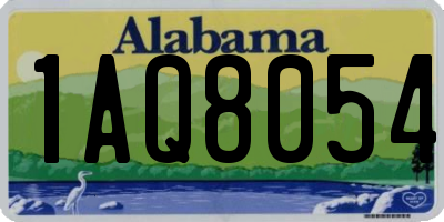 AL license plate 1AQ8054