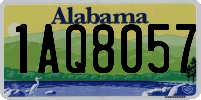 AL license plate 1AQ8057