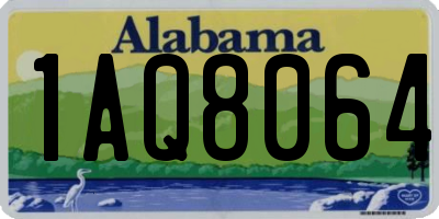 AL license plate 1AQ8064