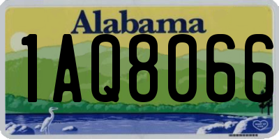 AL license plate 1AQ8066