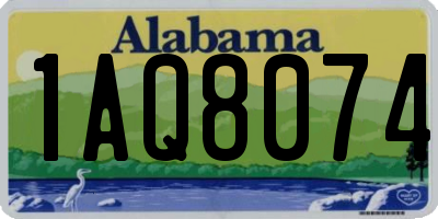 AL license plate 1AQ8074