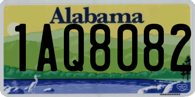 AL license plate 1AQ8082