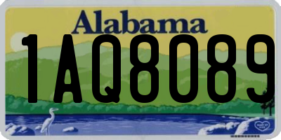 AL license plate 1AQ8089