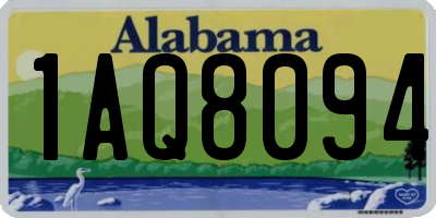 AL license plate 1AQ8094