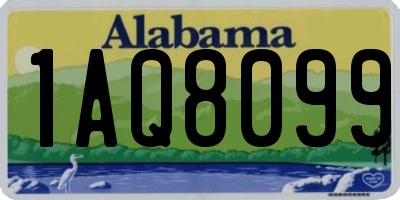 AL license plate 1AQ8099