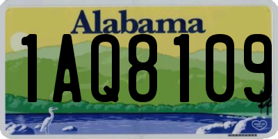 AL license plate 1AQ8109