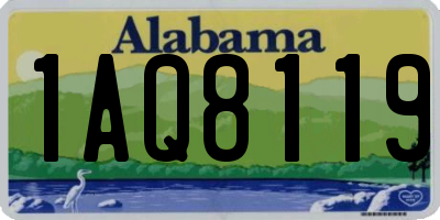AL license plate 1AQ8119