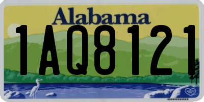 AL license plate 1AQ8121