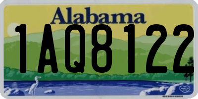 AL license plate 1AQ8122