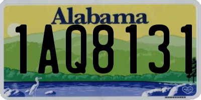 AL license plate 1AQ8131